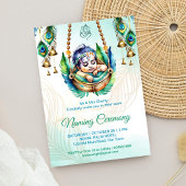 Baby Krishna Naming Namkaran Wiege Zeremonie Einladung