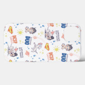 Baby Krypto & Superman Pattern Case-Mate iPhone Hülle (Rückseite (Horizontal))