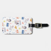 Baby Krypto & Superman Pattern Gepäckanhänger (Vorderseite horizontal)