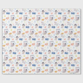 Baby Krypto & Superman Pattern Geschenkpapier (Flach)