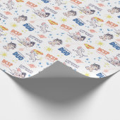 Baby Krypto & Superman Pattern Geschenkpapier (Ecke)