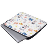 Baby Krypto & Superman Pattern Laptopschutzhülle (Vorne Knopf)