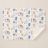 Baby Krypto & Superman Pattern Sherpadecke (Vorderseite (Horizontal))