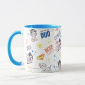 Baby Krypto & Superman Pattern Tasse (Links)
