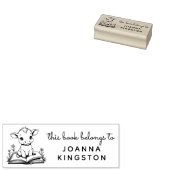 Baby-Kuh-Geschichtenbuch Ex Libris Stempel (Stempel)