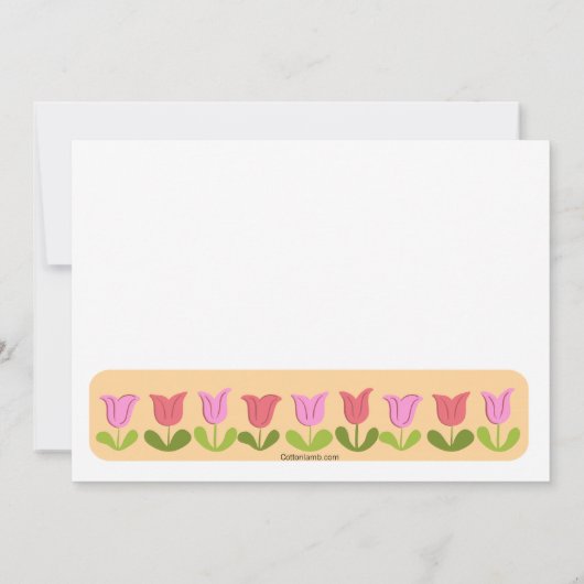 Baby-Küken-Einladung Einladung (Rückseite)