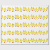 Baby-Küken Geschenkpapier (Flach)