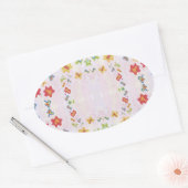 Baby Lächeln : DIAMOND Graphics Ovaler Aufkleber (Umschlag)