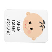 Baby Lächeln Magnet (Horizontal)