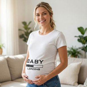 Baby Ladezeit Lustiger Geeky Umstand T-Shirt