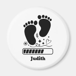 Baby lädt magnet