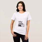Baby lädt Tri-Blend shirt (Vorderseite voll)
