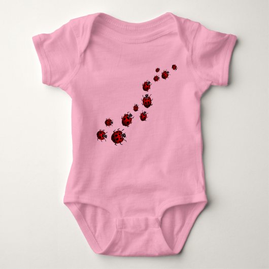 Baby Ladybug Bodysuit Niedlich Ladybug Baby 1 Stüc Baby Strampler (Vorderseite)
