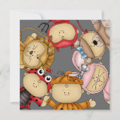 Baby Ladybug Erstes Halloween-Party Einladung (Rückseite)