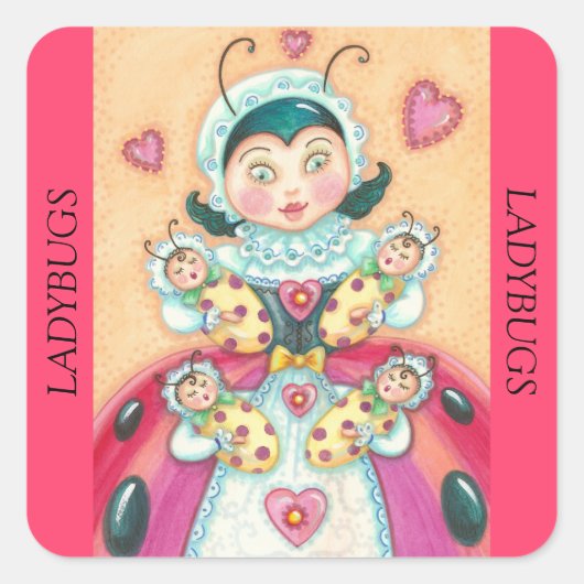 BABY LADYBUG STICKERS Sheet (Vorderseite)