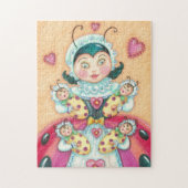 Baby Ladybugs Family PUZZLE mit GESCHENKBOXEN (Vertikal)