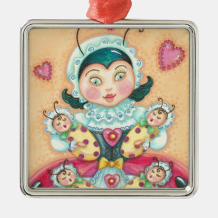 Baby Ladybugs MAMA CHRISTMAS ORNAMENT