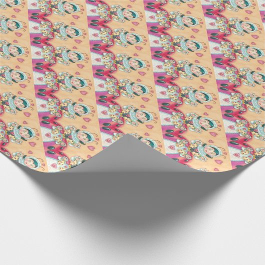 Baby Ladybugs WRAPPING PAPIER Geschenkpapier (Ecke)