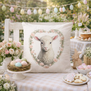 Baby Lamb Heart Kissen