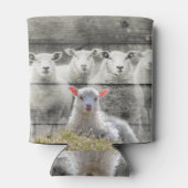 Baby Lamb kann sich abkühlen Dosenkühler (Rückseite)