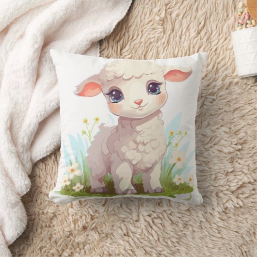 Baby Lamb Kissen (Decke)
