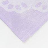 Baby Lamb mit Blume Crown | Kinderzimmer Art Fleecedecke (Ecke)