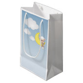 Baby Lamb, Mond und Wolken Kleine Geschenktüte (Vorderseite Schrägansicht)