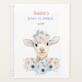 Baby Lamb Pink Blue Kinderzimmer Country Farm Planer