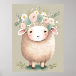 Baby Lamb Poster