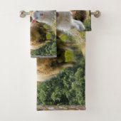 Baby Lamb Sheep Herd Flock Badhandtuch Set (Insitu)