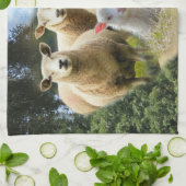 Baby Lamb Sheep Herd Flock Geschirrtuch (Gefaltet)