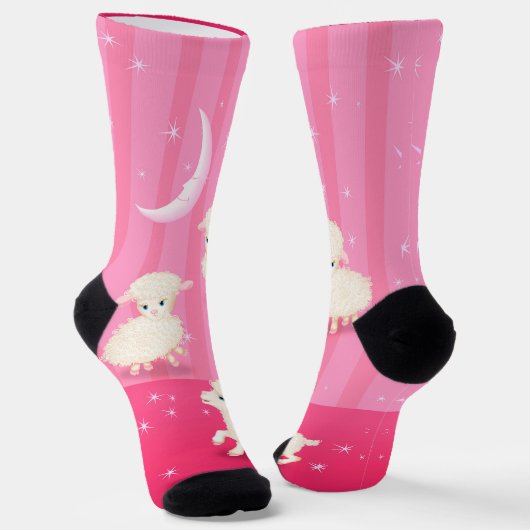 Baby Lamb Socken (Gewinkelt)