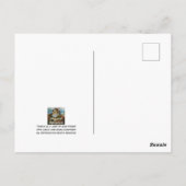 Baby Lamb und Frühlingsgetränke Postkarte (Rückseite)