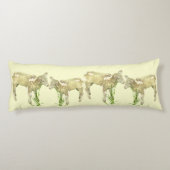 Baby Lambs auf gelbem Kissen (Rückseite)