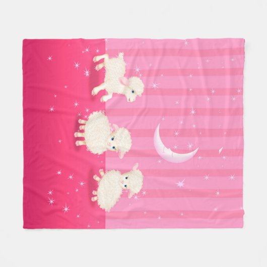 Baby Lambs Fleecedecke (Vorderseite (Horizontal))