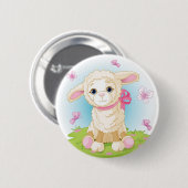 Baby-Lamm Button (Vorne & Hinten)