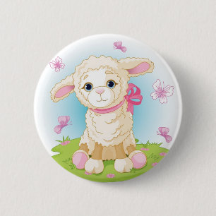 Baby-Lamm Button