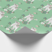 Baby-Lamm-Packpapier Geschenkpapier (Ecke)