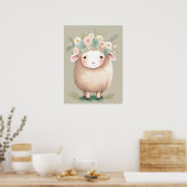 Baby Lamm Poster (Küche)