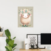 Baby Lamm Poster (Heimbüro)
