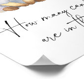 Baby lamm - raten Sie, wie viele Bonbons Poster (Ecke)