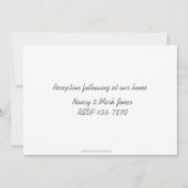 Baby-Lamm-religiöse Einladung (Rückseite)