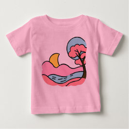 Baby Land AI art Baby T-shirt