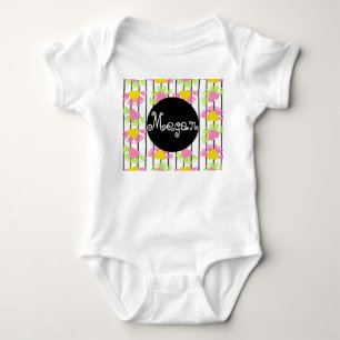 Baby Lemon Hearts Mix Streifen Sommer Strampler