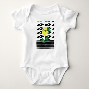 Baby Lemon Pflanze Stripes Summer Baby Strampler
