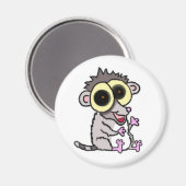 Baby Lemur Magnet (Vorderseite/Rückseite)