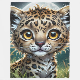 Baby Leopard Fleece Blanket