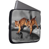 Baby Leopards Laptopschutzhülle (Vorne Rechts)