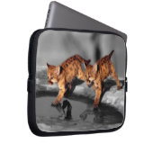 Baby Leopards Laptopschutzhülle (Vorne Rechts)