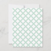 Baby Leprechaun Babydusche Einladung (Rückseite)